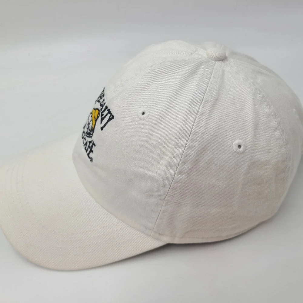The Salty Dog Cafe Hat Adjustable (Fits Small) Ahead White Hilton Head Island